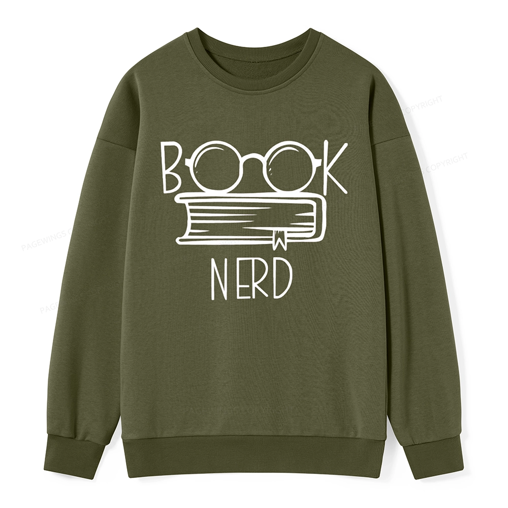Pagewings Book Nerd Unisex Sweatshirt