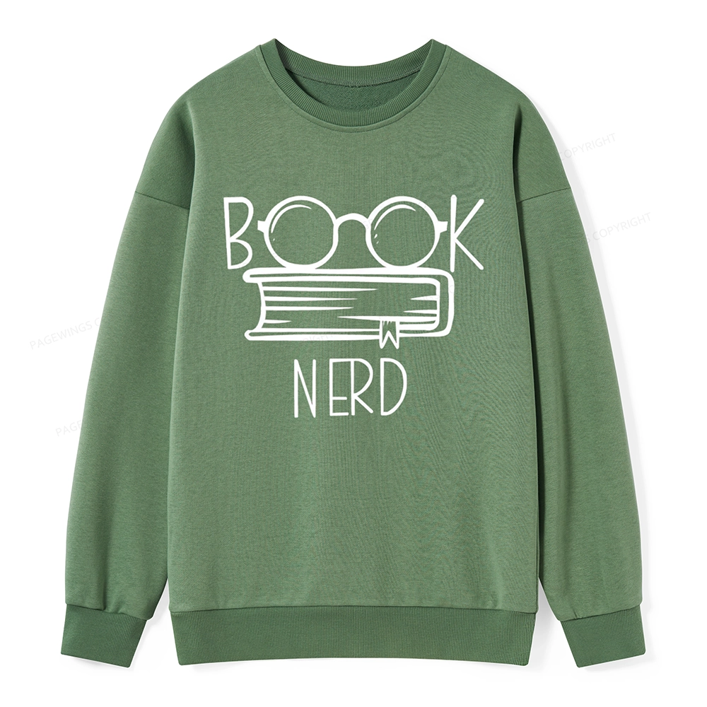 Pagewings Book Nerd Unisex Sweatshirt