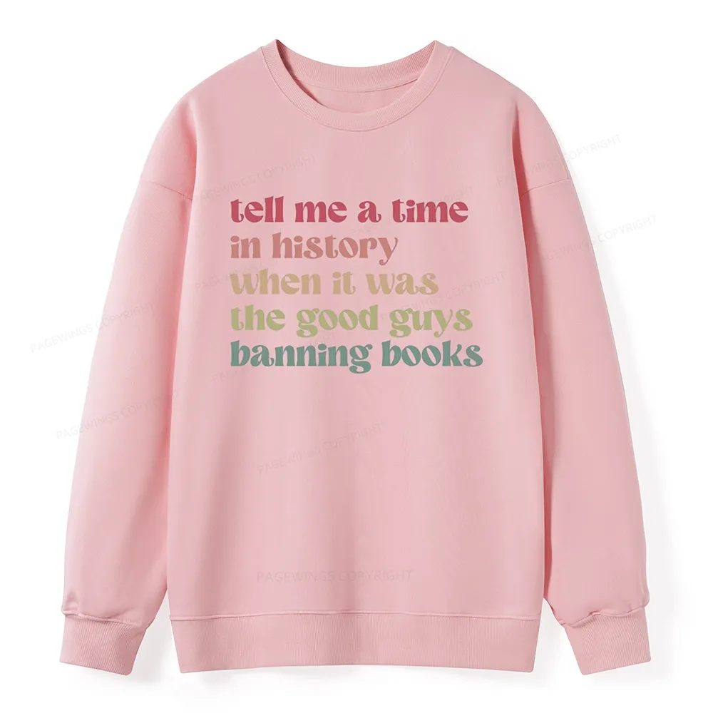Pagewings Tell Me a Time in History Unisex  Classic Sweatshirt