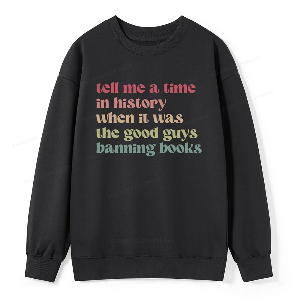 Pagewings Tell Me a Time in History Unisex Classic Sweatshirt