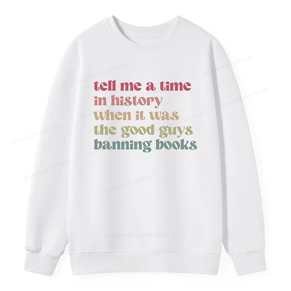 Pagewings Tell Me a Time in History Unisex Classic Sweatshirt