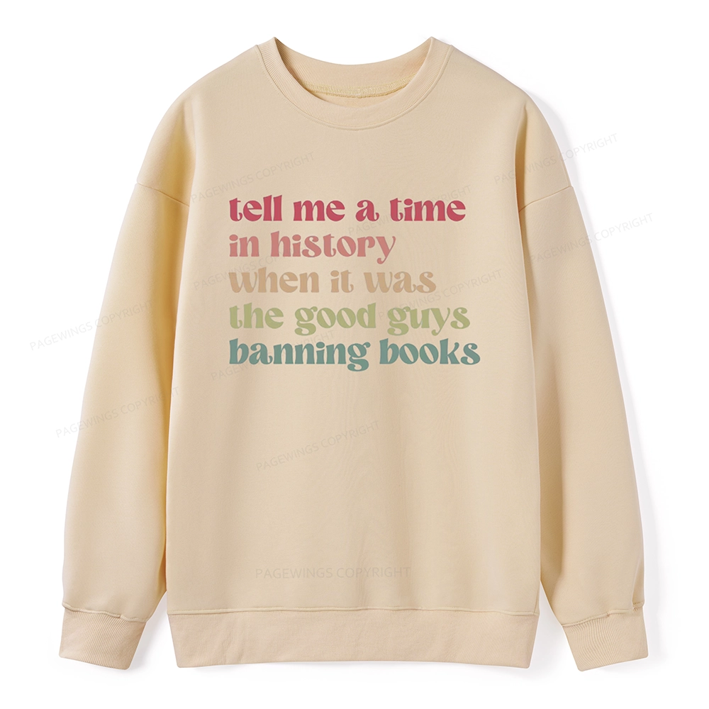 Pagewings Tell Me a Time in History Unisex  Classic Sweatshirt