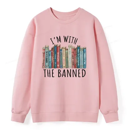 Pagewings I'm With The Banned Unisex Sweatshirt