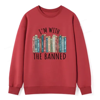 Pagewings I'm With The Banned Unisex Sweatshirt