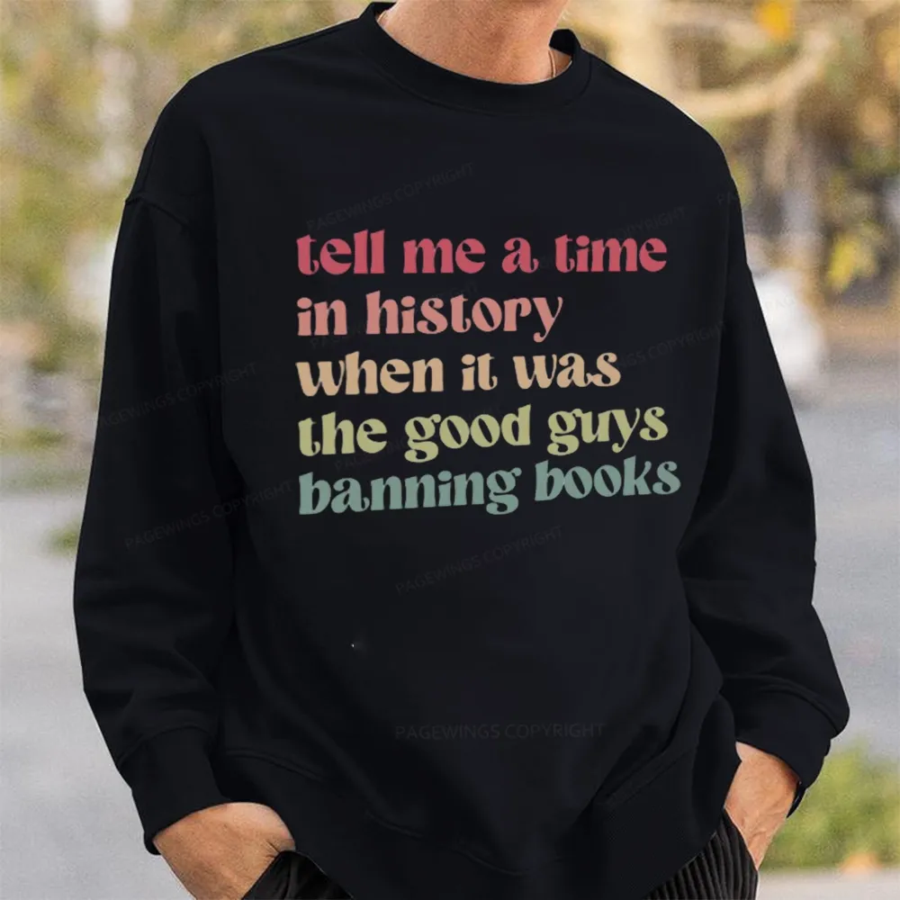 Pagewings Tell Me a Time in History Unisex Classic Sweatshirt