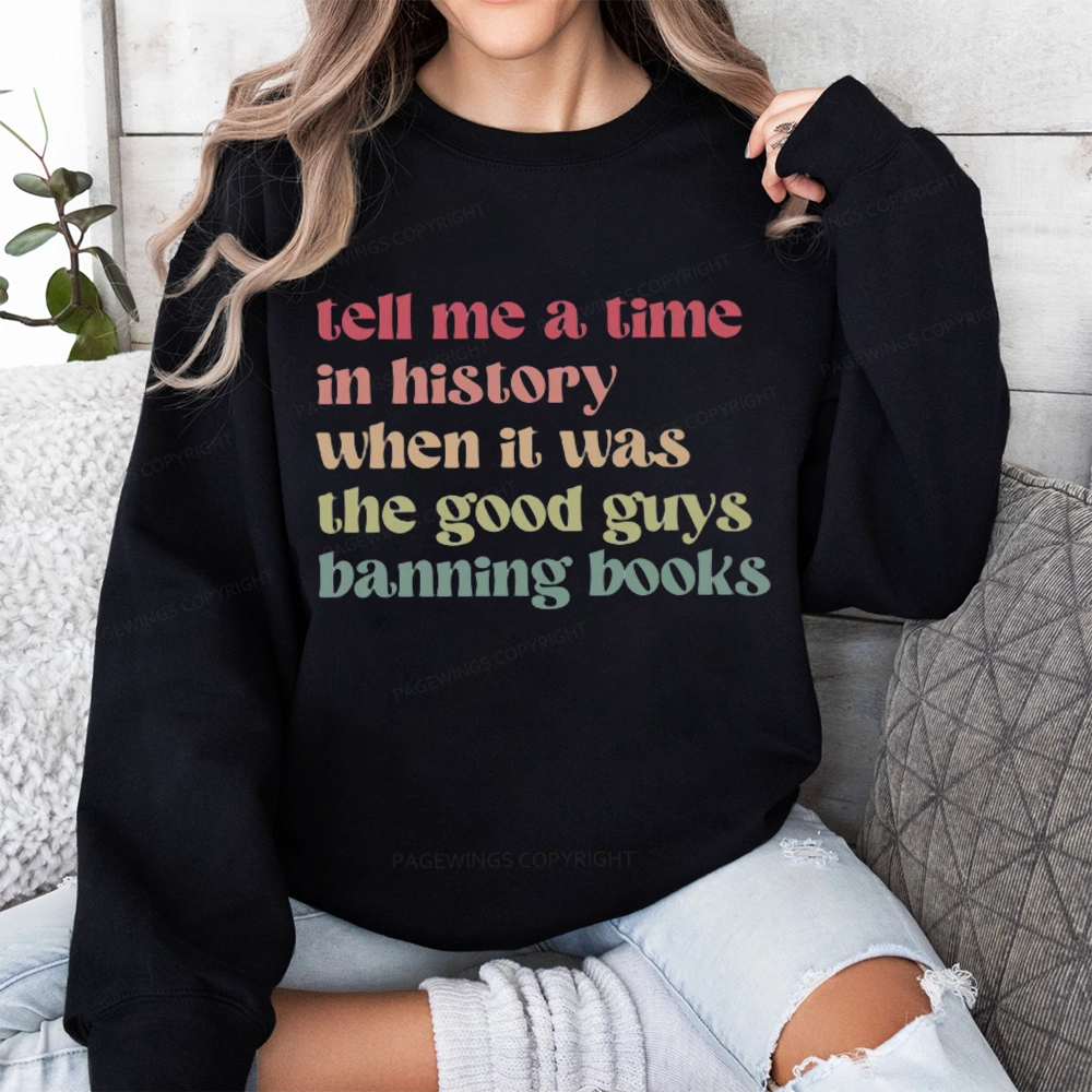 Pagewings Tell Me a Time in History Unisex  Classic Sweatshirt