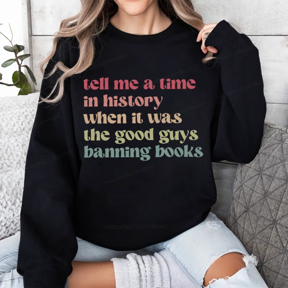 Pagewings Tell Me a Time in History Unisex Classic Sweatshirt