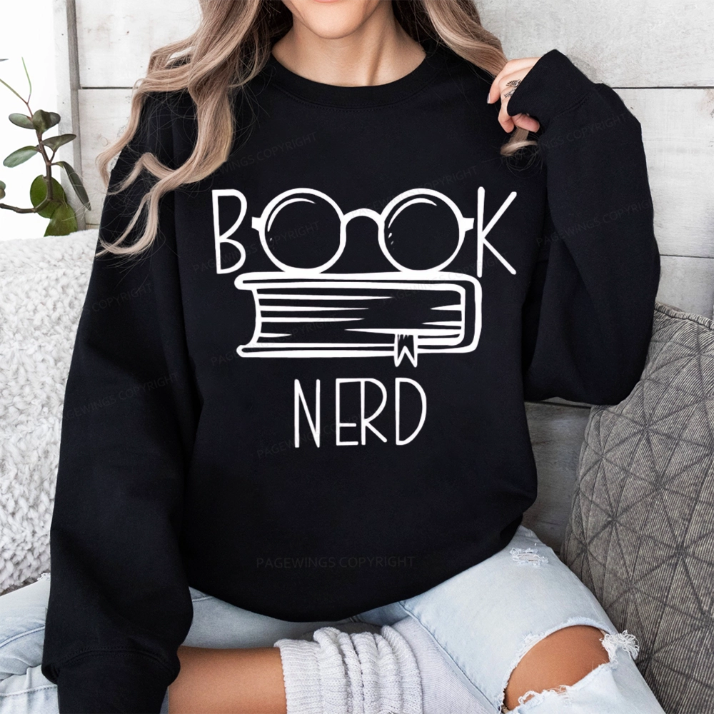 Pagewings Book Nerd Unisex Sweatshirt