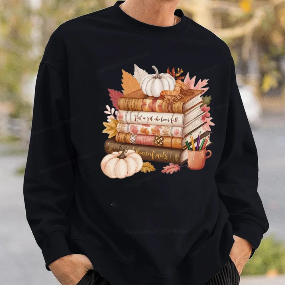 Pagewings Thanksgiving Fall Pumpkin Unisex  Classic Sweatshirt