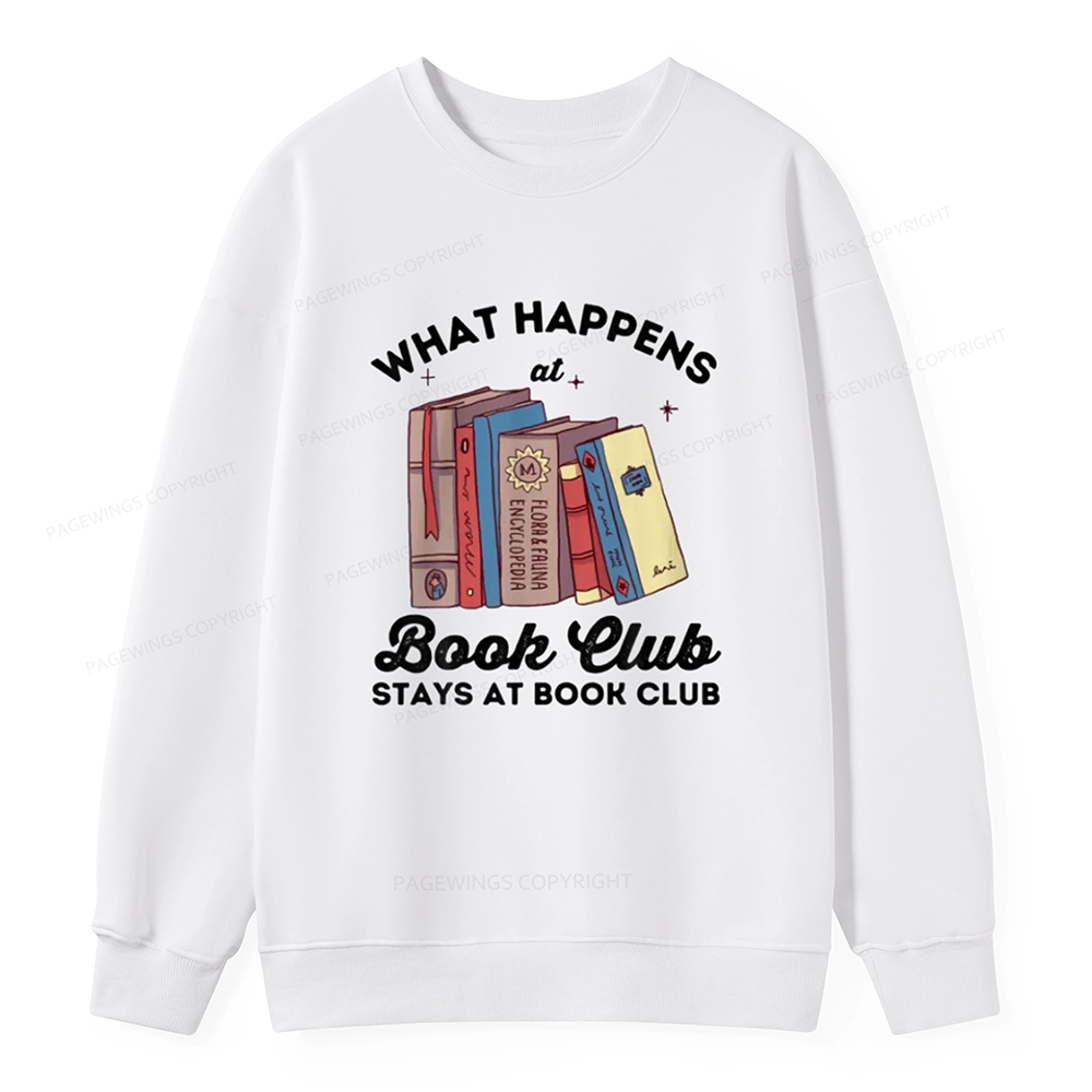Pagewings Stays At Book Club Book Unisex Sweatshirt