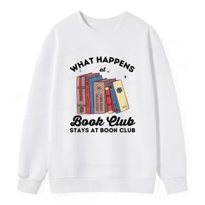 Pagewings Stays At Book Club Book Unisex Sweatshirt