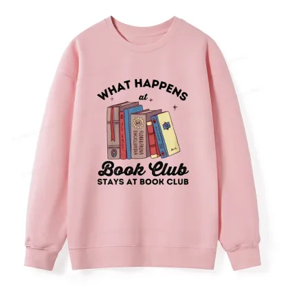Pagewings Stays At Book Club Book Unisex Sweatshirt