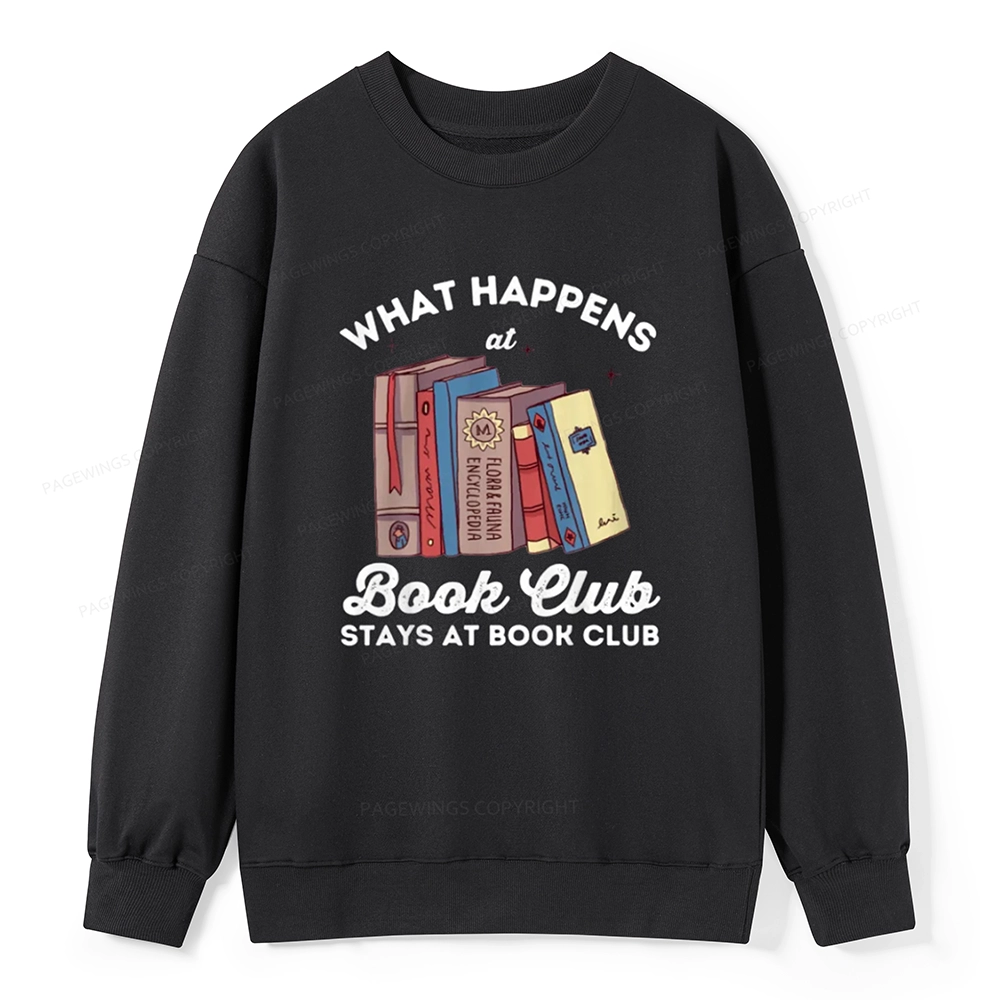 Pagewings Stays At Book Club Book Unisex Sweatshirt
