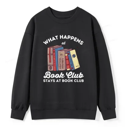 Pagewings Stays At Book Club Book Unisex Sweatshirt