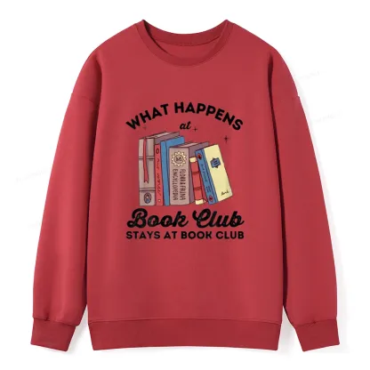 Pagewings Stays At Book Club Book Unisex Sweatshirt
