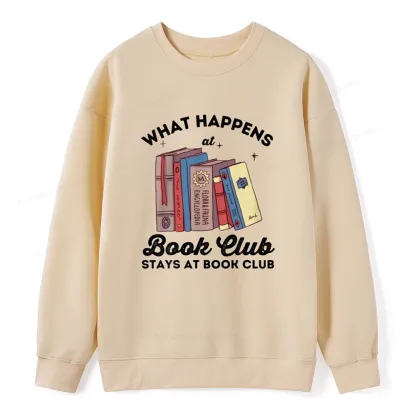 Pagewings Stays At Book Club Book Unisex Sweatshirt