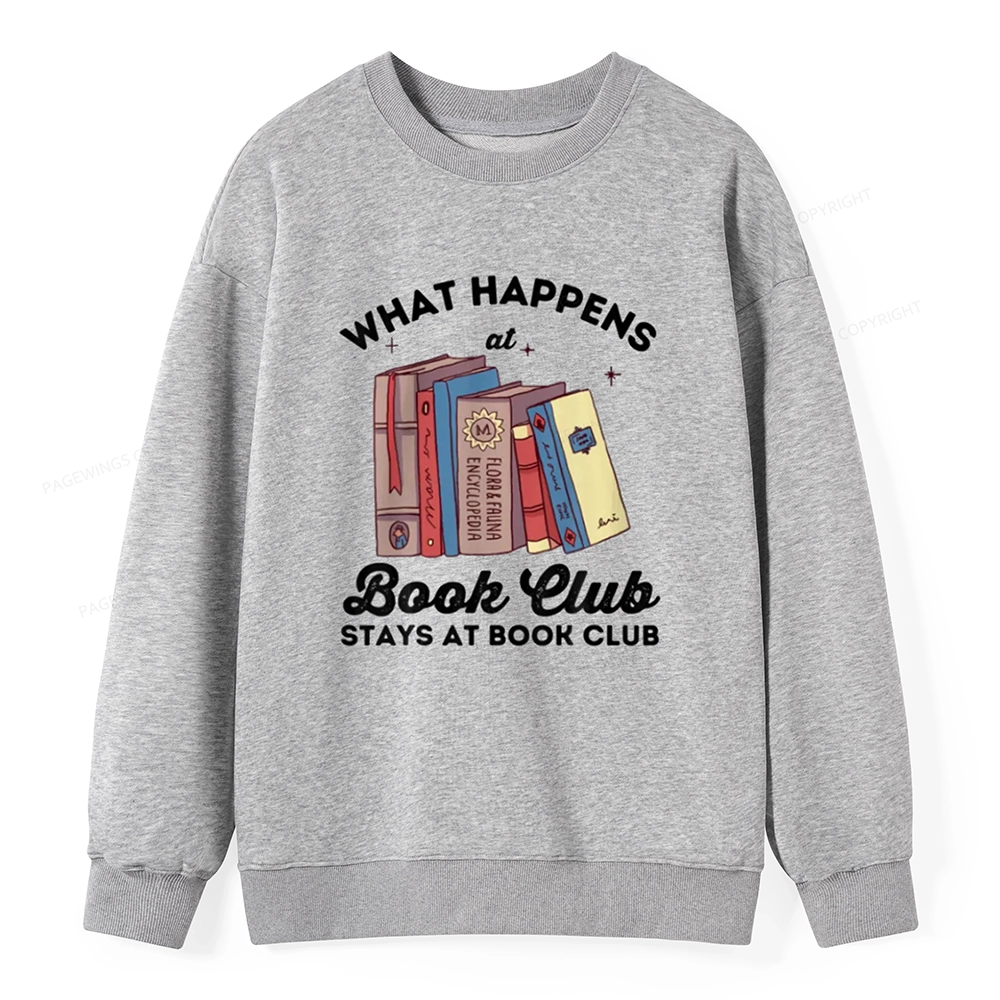 Pagewings Stays At Book Club Book Unisex Sweatshirt