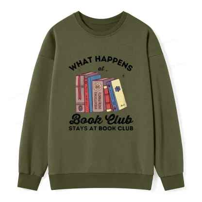 Pagewings Stays At Book Club Book Unisex Sweatshirt