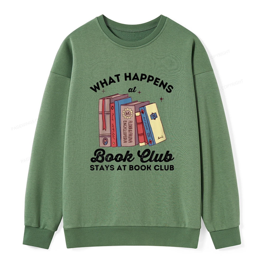 Pagewings Stays At Book Club Book Unisex Sweatshirt