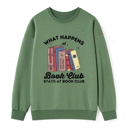 Pagewings Stays At Book Club Book Unisex Sweatshirt