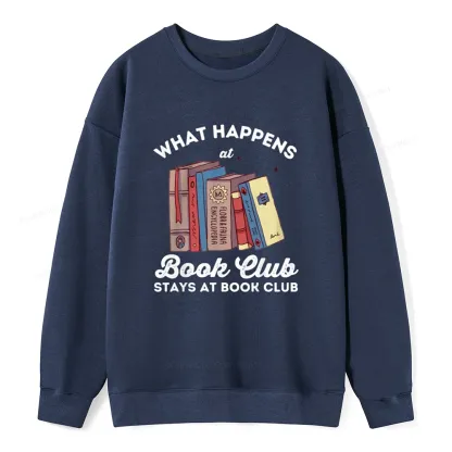 Pagewings Stays At Book Club Book Unisex Sweatshirt