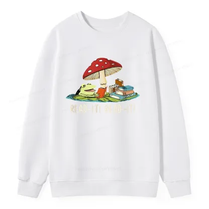Pagewings Mushroom Read it Book Unisex Sweatshirt
