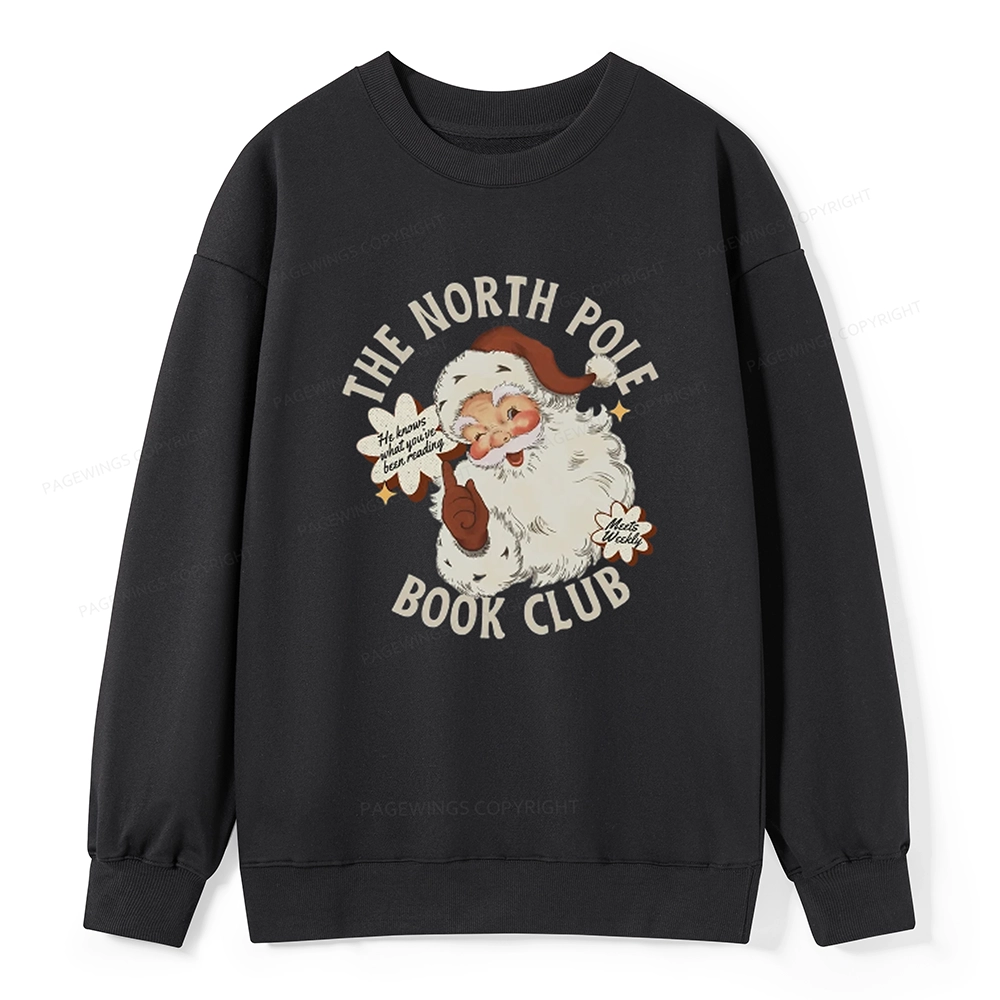 Pagewings Book Club Unisex Christmas Classic Sweatshirt