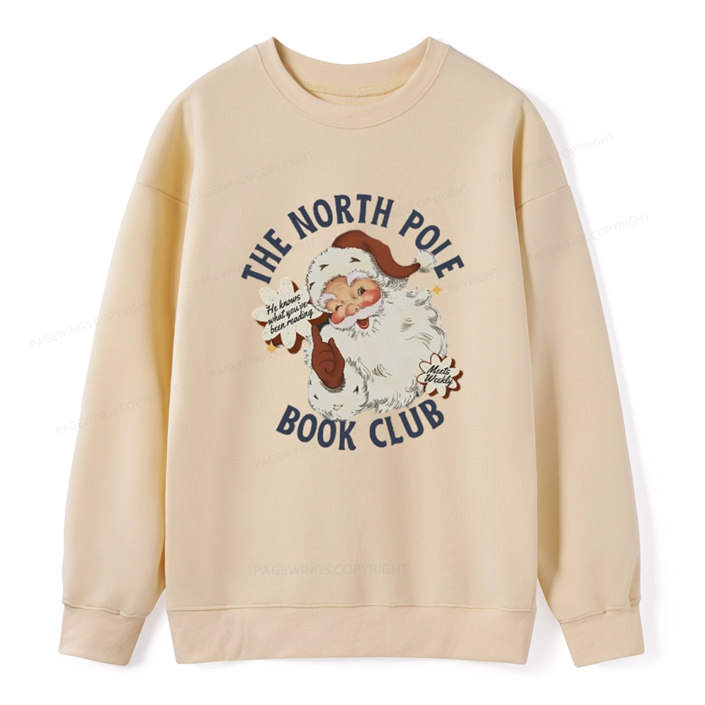 Pagewings Book Club Unisex Christmas Classic Sweatshirt