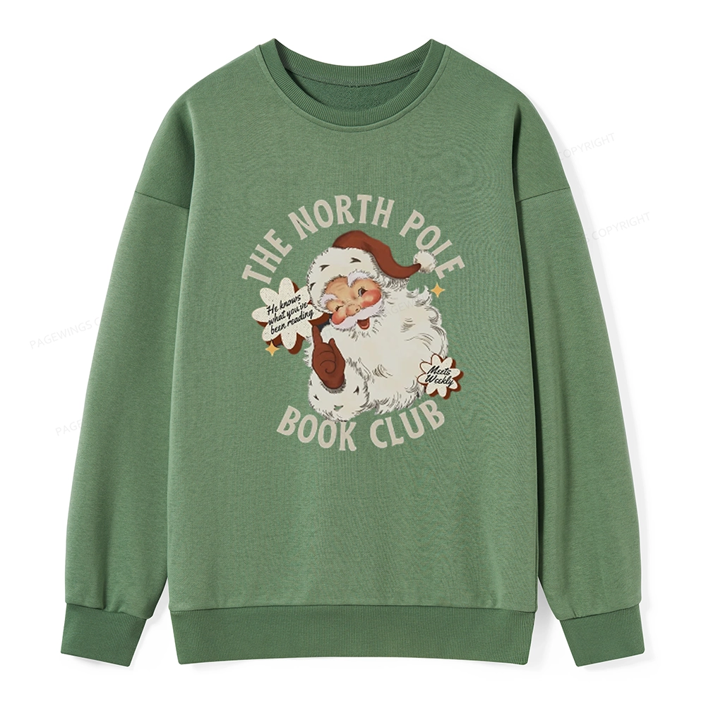 Pagewings Book Club Unisex Christmas Classic Sweatshirt