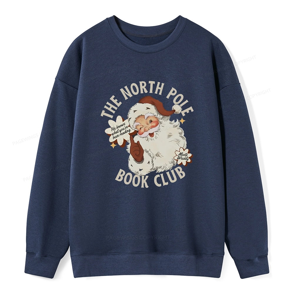 Pagewings Book Club Unisex Christmas Classic Sweatshirt
