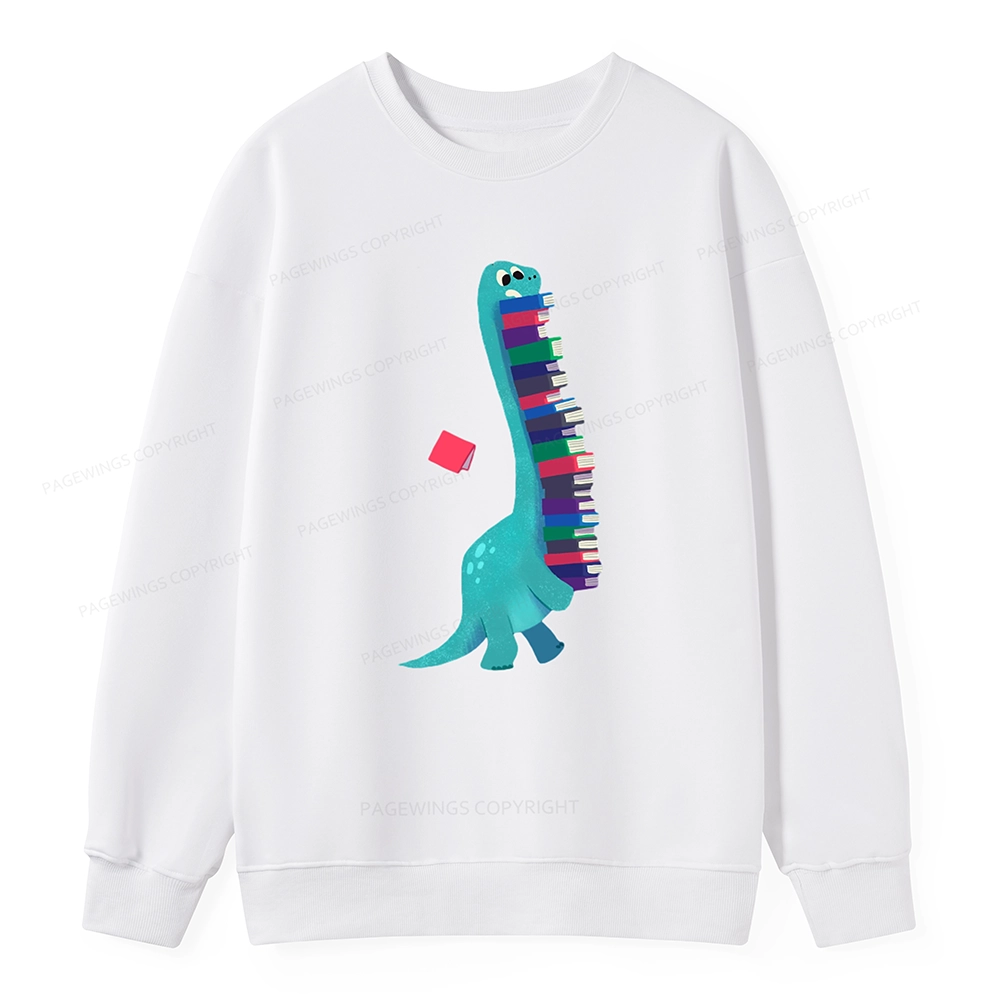 Pagewings Book Dinosaurs Unisex Classic Sweatshirt