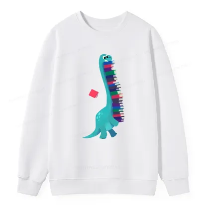 Pagewings Book Dinosaurs Unisex Classic Sweatshirt