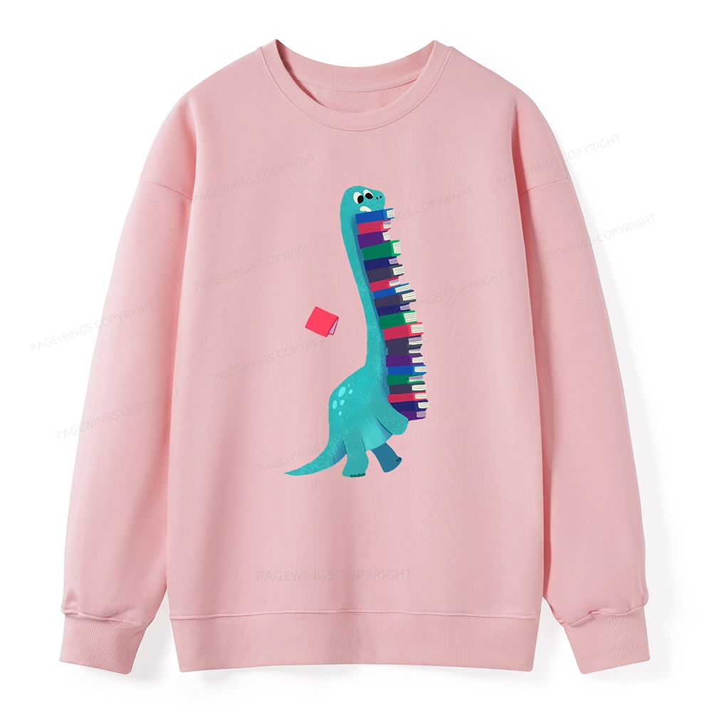 Pagewings Book Dinosaurs Unisex Classic Sweatshirt