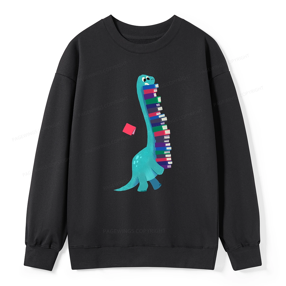 Pagewings Book Dinosaurs Unisex Classic Sweatshirt