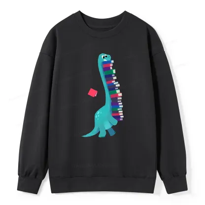 Pagewings Book Dinosaurs Unisex Classic Sweatshirt