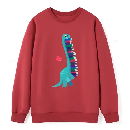 Pagewings Book Dinosaurs Unisex Classic Sweatshirt