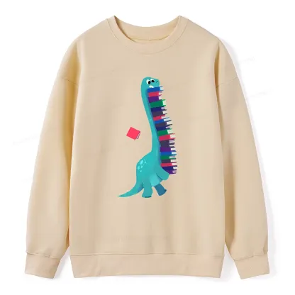 Pagewings Book Dinosaurs Unisex Classic Sweatshirt