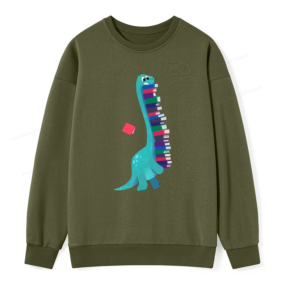 Pagewings Book Dinosaurs Unisex Classic Sweatshirt