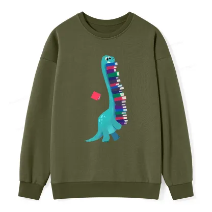 Pagewings Book Dinosaurs Unisex Classic Sweatshirt
