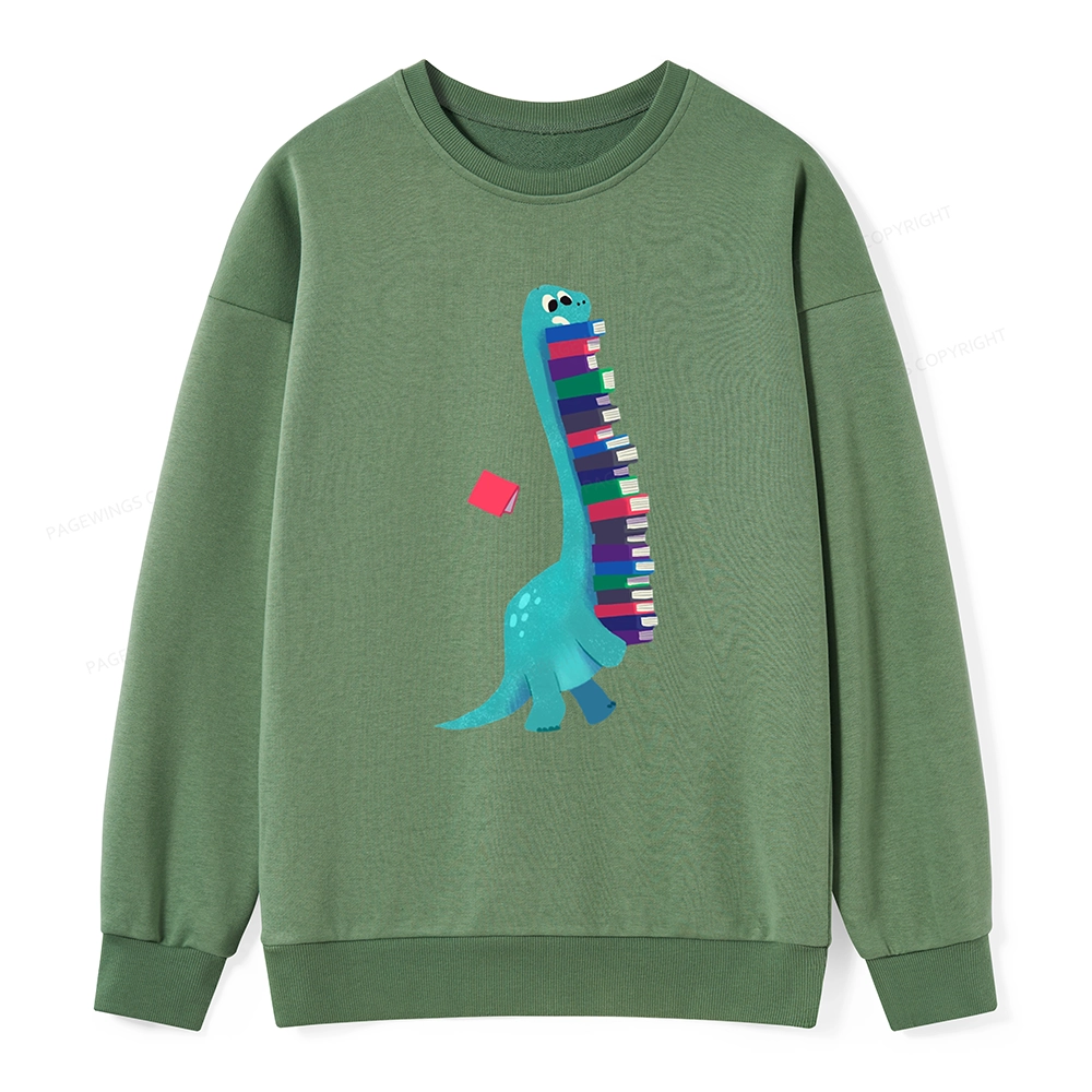 Pagewings Book Dinosaurs Unisex Classic Sweatshirt
