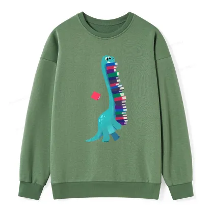 Pagewings Book Dinosaurs Unisex Classic Sweatshirt