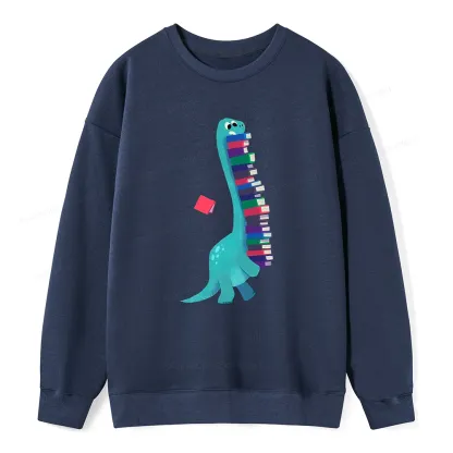 Pagewings Book Dinosaurs Unisex Classic Sweatshirt