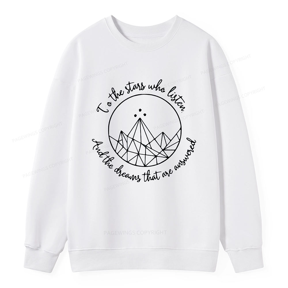 Pagewings To The Stars Who Listen Unisex  Classic Sweatshirt