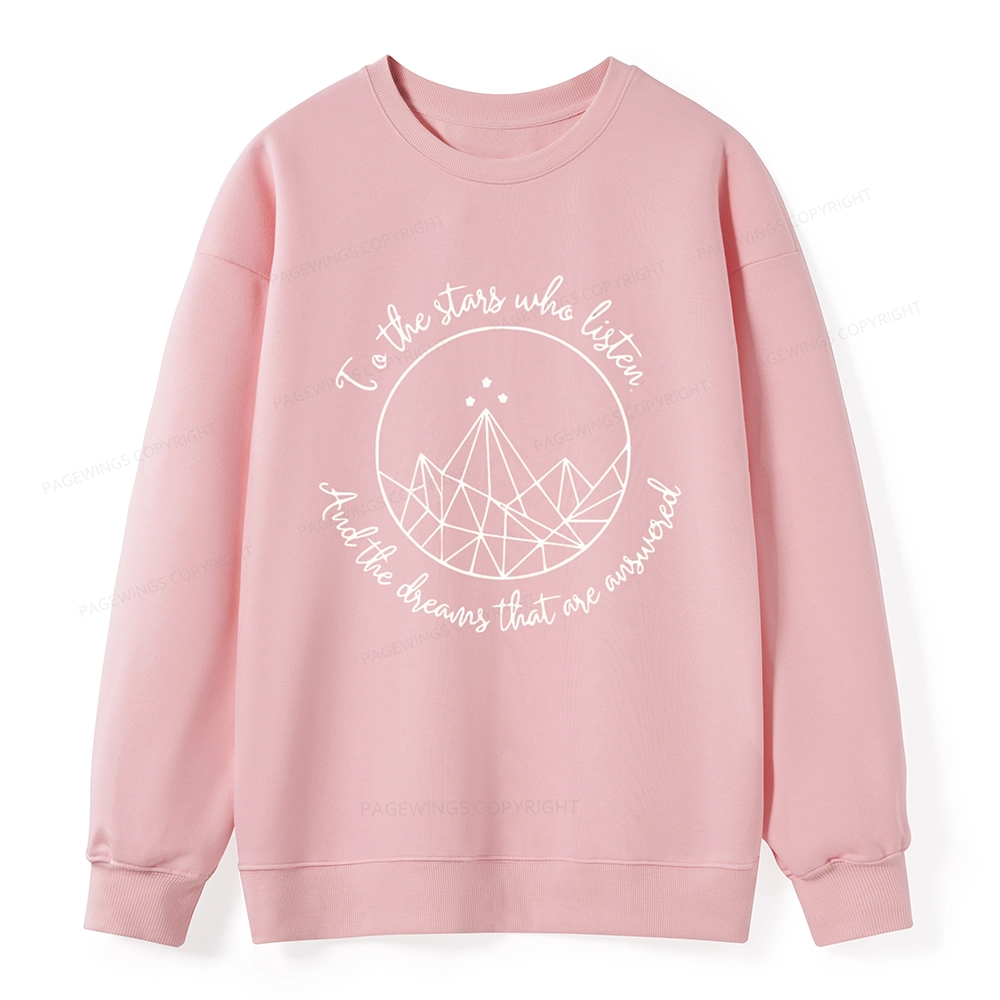Pagewings To The Stars Who Listen Unisex  Classic Sweatshirt