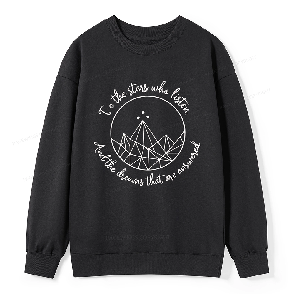 Pagewings To The Stars Who Listen Unisex  Classic Sweatshirt