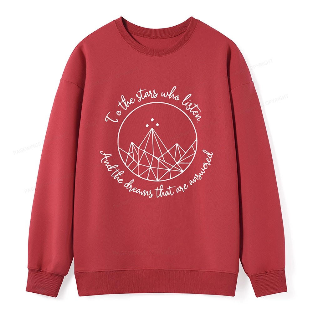 Pagewings To The Stars Who Listen Unisex  Classic Sweatshirt