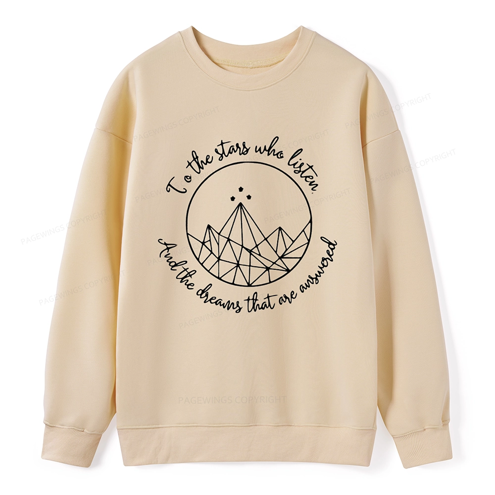 Pagewings To The Stars Who Listen Unisex  Classic Sweatshirt