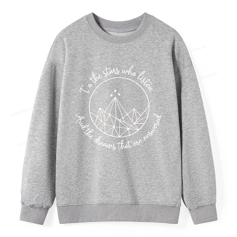 Pagewings To The Stars Who Listen Unisex  Classic Sweatshirt