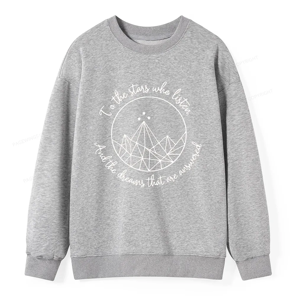 Pagewings To The Stars Who Listen Unisex  Classic Sweatshirt