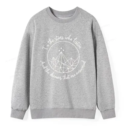Pagewings To The Stars Who Listen Unisex  Classic Sweatshirt